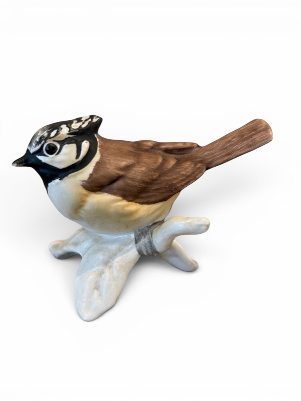 Goebal Hummel Crested Tit 38027 Porcelain Figurine